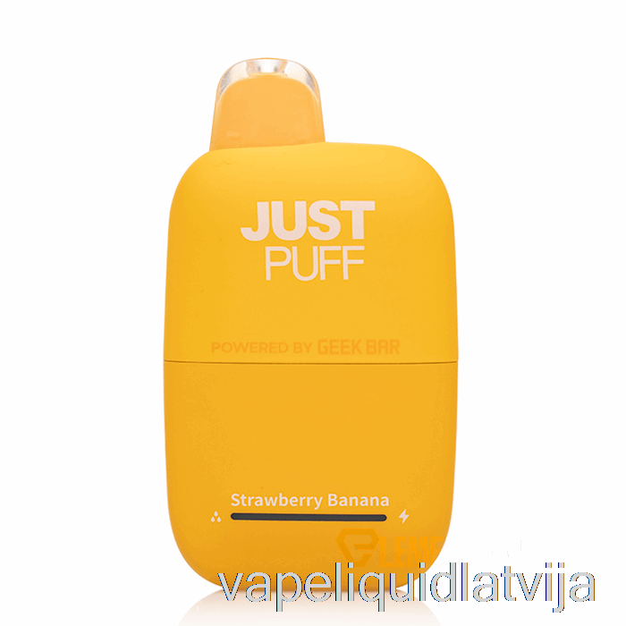 Justpuff 6000 Vienreizējās Lietošanas Zemeņu Banānu Vape šķidrums